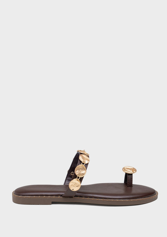 Chinelo AURA Castanho