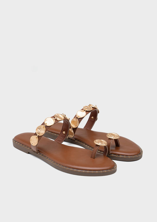 Chinelo AURA Camel