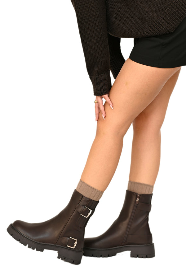 Bota ZYRA Castanho