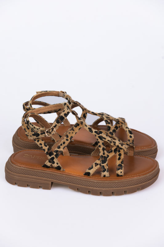 Sandália LYAH Leopardo